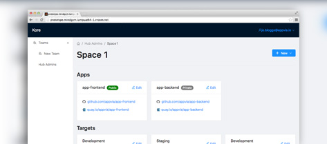 Appvia Hub sample