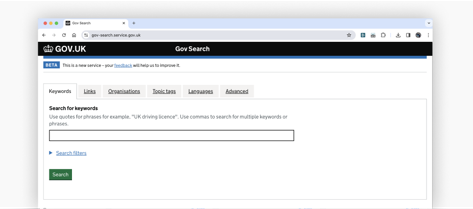 Govsearch sample